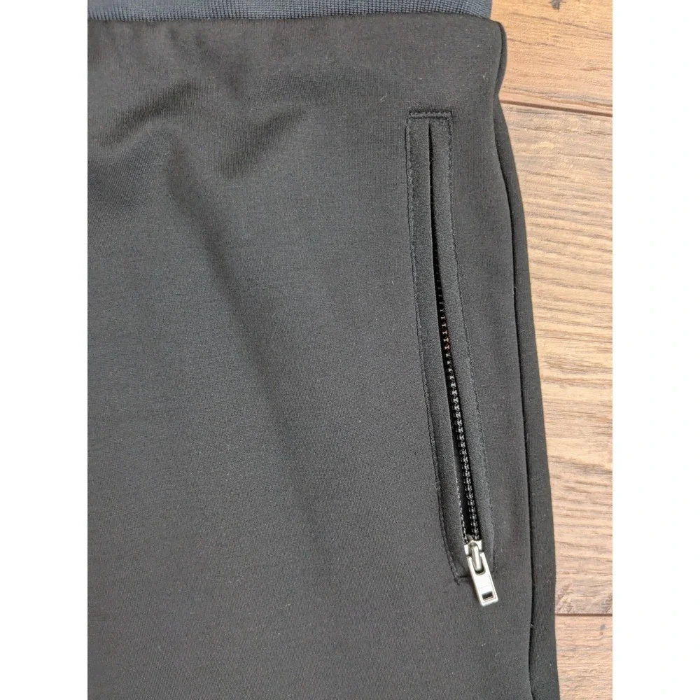 NWT $225 Theory Demir Pants Black Jogger Sweatpants Stretch Tech‎ Knit Men's XXL